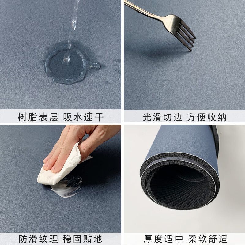 浴室吸水地垫软卫生间门口防滑脚垫速干洗手间地毯垫子轻奢高清大图