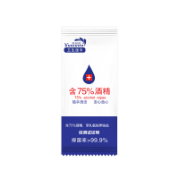 雅曼妮卫生湿巾100片装75%酒精