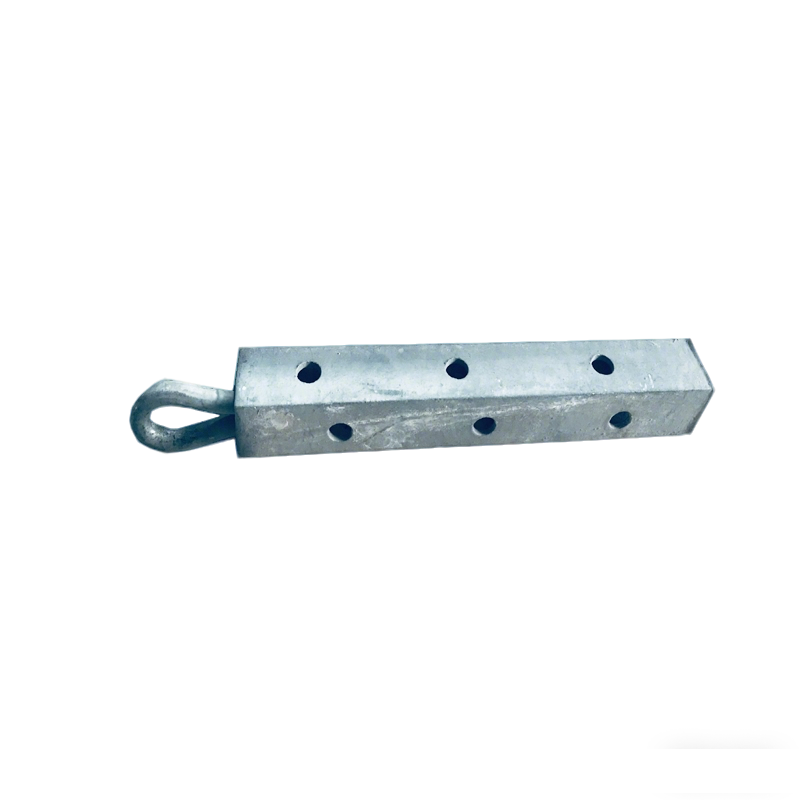 GYZXTX 镀锌单环终端角铁 4×40×400mm 单位/个高清大图