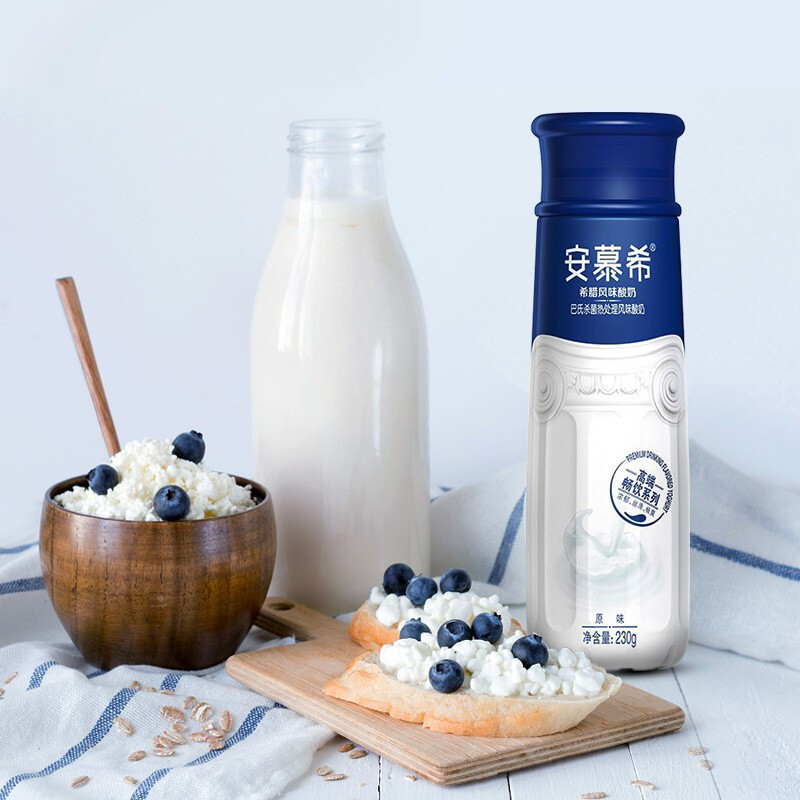 伊利安慕希原味230g10瓶箱箱常温希腊风味酸牛奶牛奶乳品