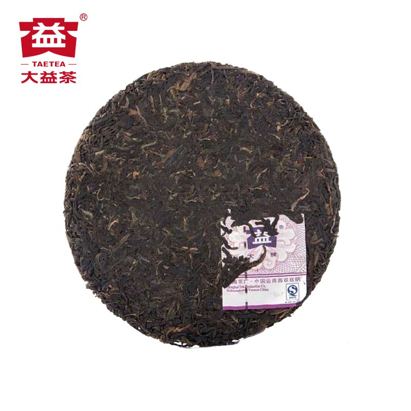 大益2007年勐海甲级早春圆茶357g(701批次)普洱茶生茶高清大图