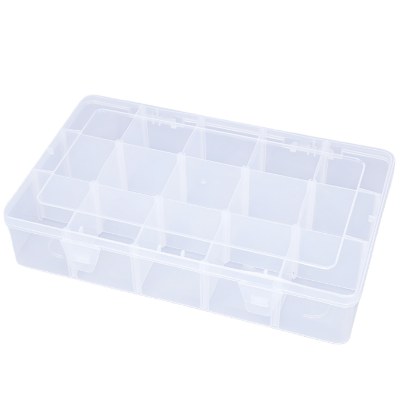 鑫龙都塑料收纳盒15格个高清大图