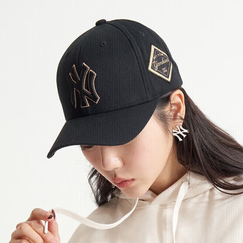 MLB开门红帽子遮阳刺绣硬顶棒球帽 3ACP8501N