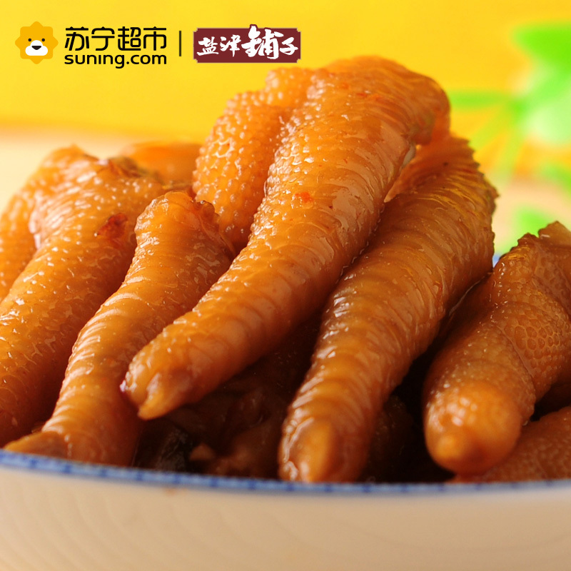 盐津铺子 卤味小食 迷你卤凤爪 238g(休闲零食)