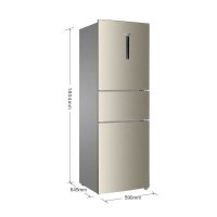 海尔(Haier) 统帅 冰箱 BCD-258WLDPN冰箱258升三门风冷冰箱，均匀制冷 全国包邮带发票 新二级能效
