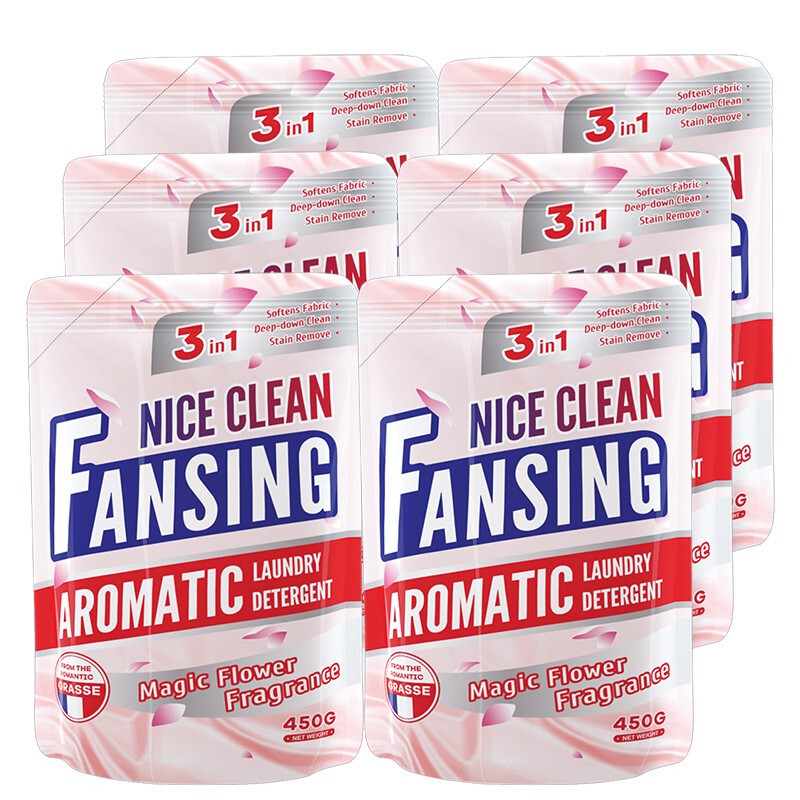 蓝漂 HX-361923浣馨香氛洗衣液袋装450g*6袋