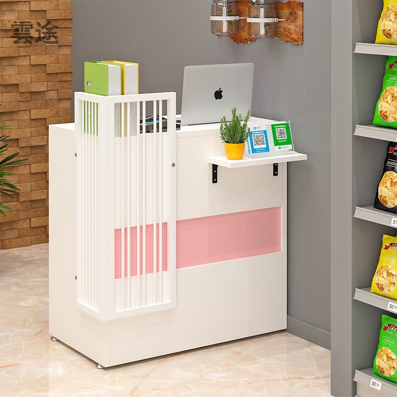 收银台店铺超市小型北欧风格柜台服装店便利店吧台桌柜台简约现代定制