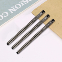 得力(deli) S43 财务中性笔 0.38mm 财务XHJ记账笔 支票专用细笔 12支一盒装