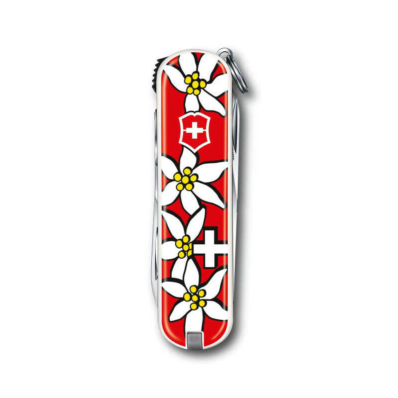 维氏(VICTORINOX)瑞士军刀 理容伴侣 8项功能水果刀多功能刀折叠刀具 雪绒花0.6463.840高清大图