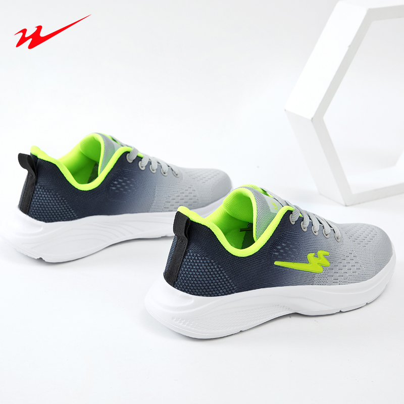 双星男女鞋飞织鞋情侣款2023春季透气百搭渐变色运动休闲鞋93172高清大图