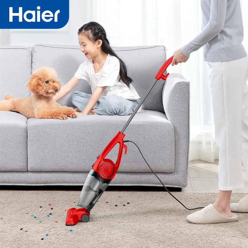 海尔haier吸尘器家用手持立式有线吸尘器二合一强劲大吸力htc2160r