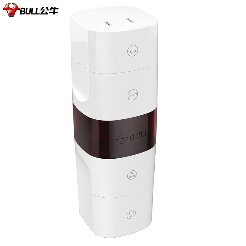 公牛(bull) GN-L07 日本美国插座美标转换器电源