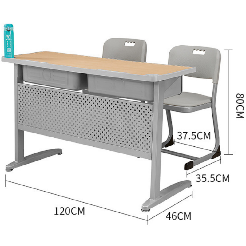 豫龙都课桌 双人 张高清大图