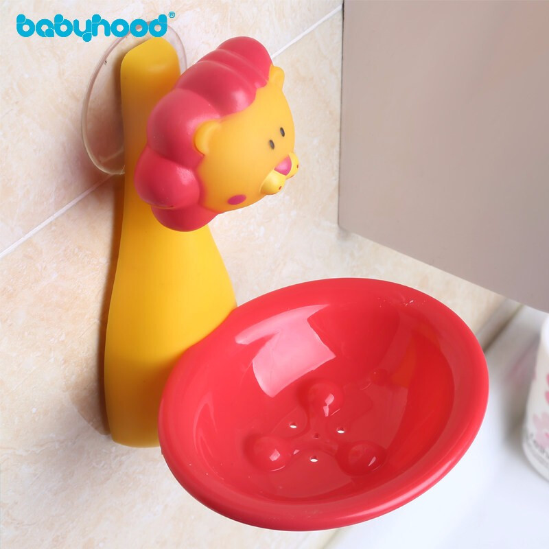 世纪宝贝(babyhood) 儿童卡通肥皂架 肥皂托吸盘壁式 BH-704 斑马