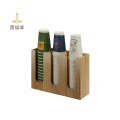 雷福峰 杯架取杯器木直三格杯架/个