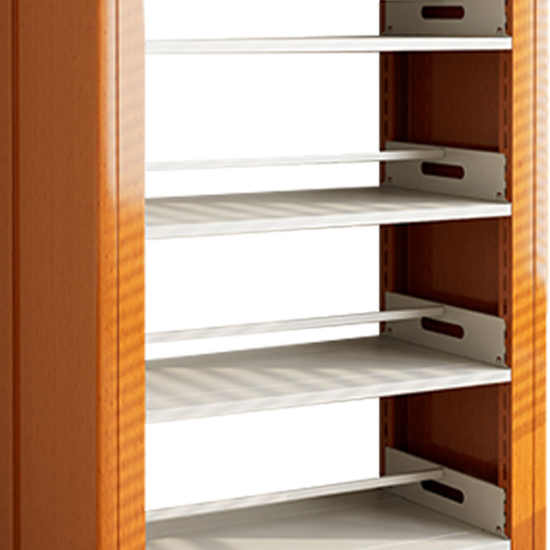 臻远ZY4072631 钢制书架黄色资料架 双面6层一列一组 1000*450*2000mm高清大图