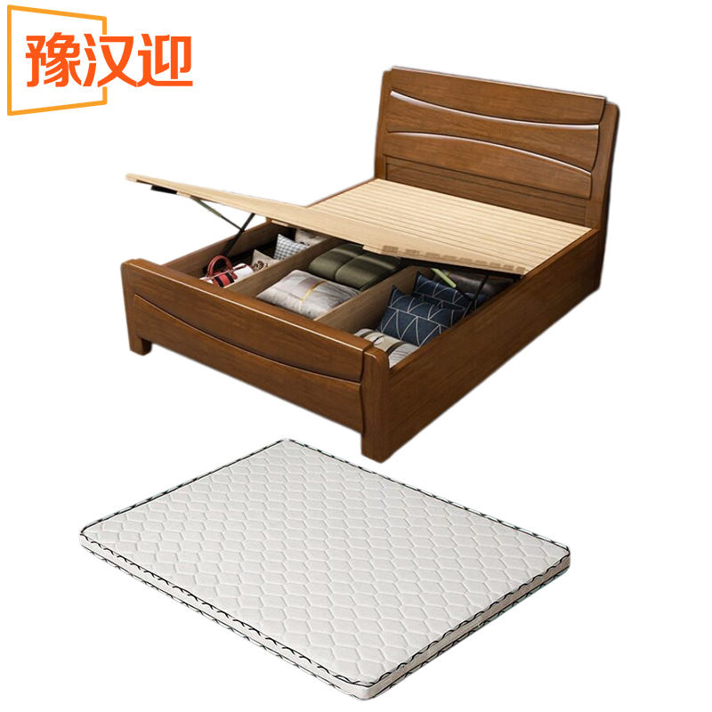 豫汉迎单人木床高清大图