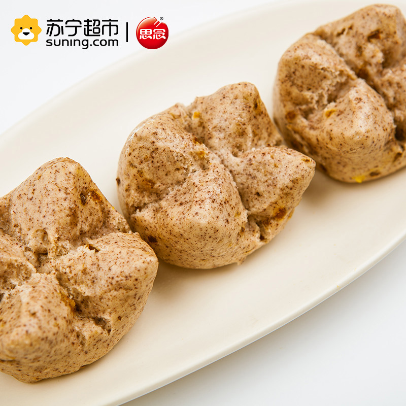 思念 中华面点 黑米红枣馒头 420g (12只)