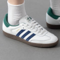 阿迪达斯（adidas）三叶草板鞋男鞋女鞋新款SAMBA低帮缓震运动鞋休闲鞋IH4881 ZP IH4882/白/绿/蓝 42