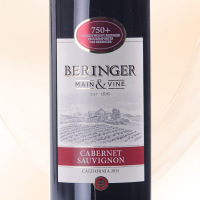 BERINGER贝灵哲MV赤霞珠红葡萄酒750ML【富邑旗下】