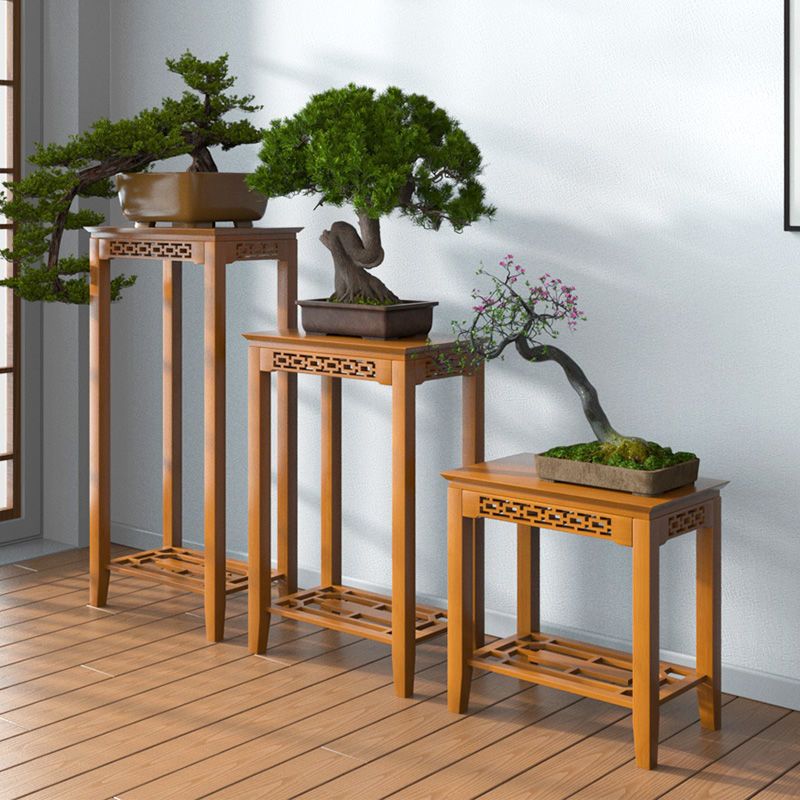 工匠时光花架子花盆架客厅落地花架置物架阳台实木中式花架室内花台