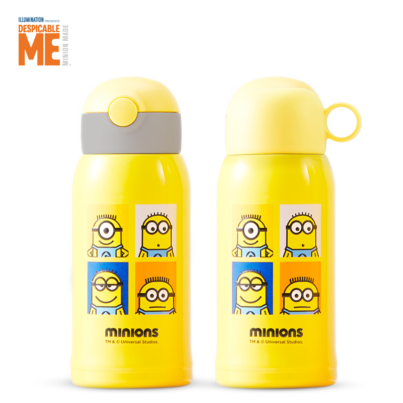 MINIONS小黄人 神偷奶爸小黄人儿童真空保温壶 MN-JETH60 600ml
