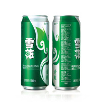 雪花啤酒清爽拉罐四连包500ml*4听