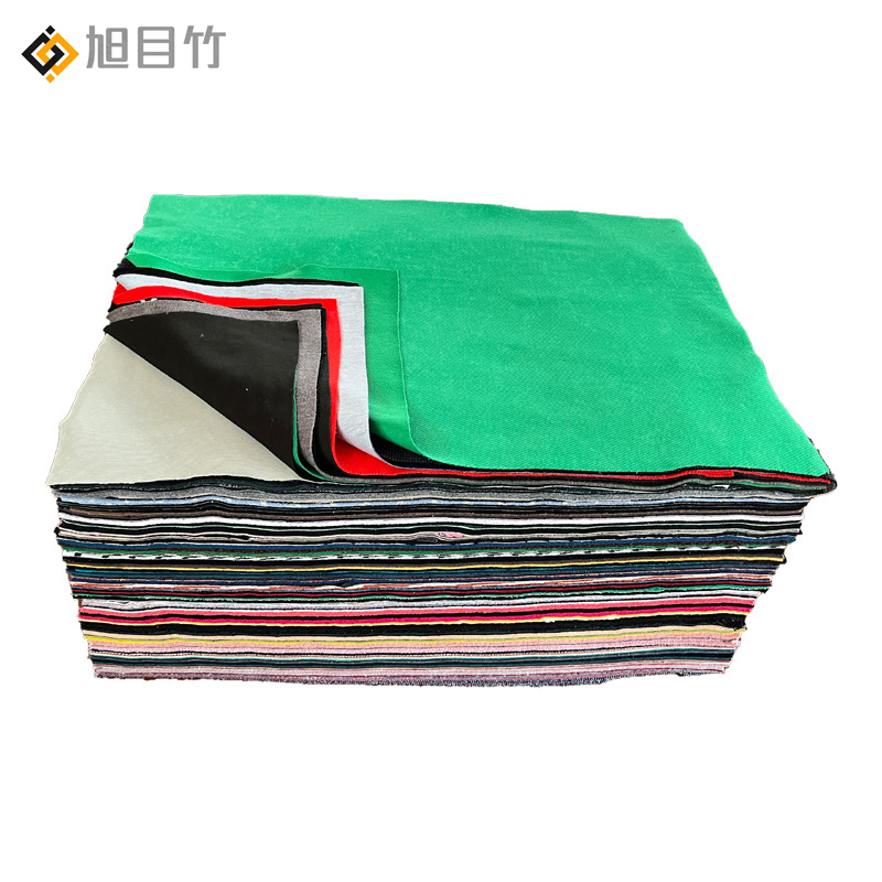 旭目竹 不规则擦机布 杂色 千克高清大图