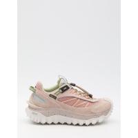 盟可睐(MONCLER)多彩尼龙皮革拼接户外防滑耐磨运动休闲鞋 粉红色 40