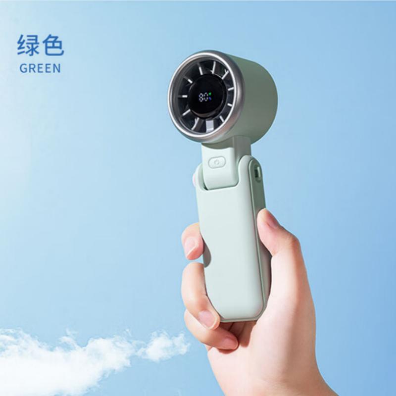 笨笨马BENBENMA飓风炮-高速手持折叠风扇H03 浅绿色高清大图