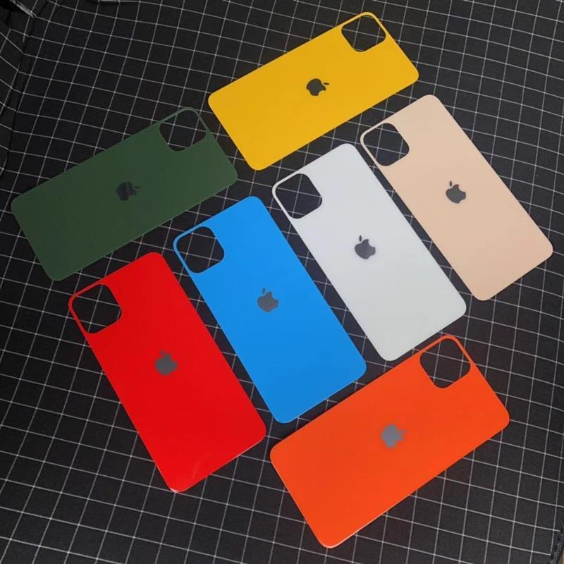 iphone11后钢化膜手机背膜11promax改色后膜玻璃保护膜彩色膜