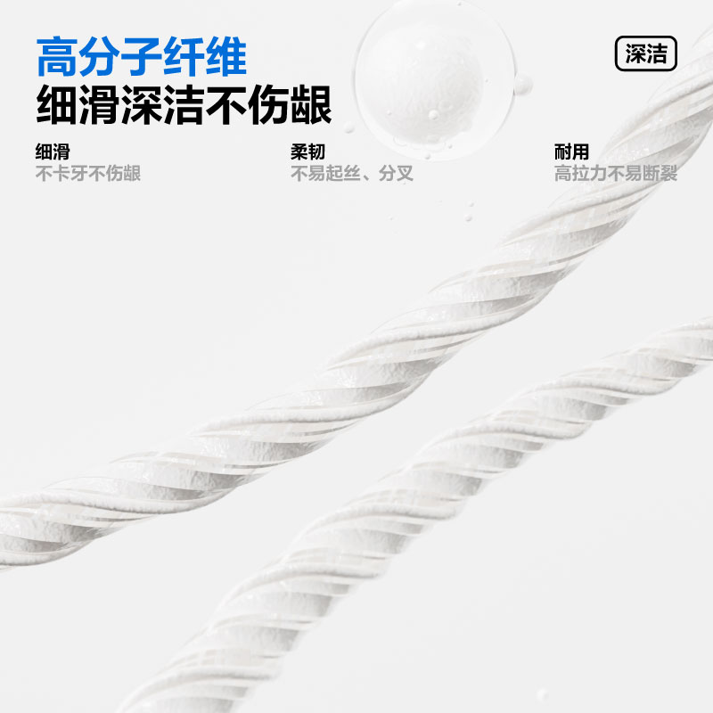 参半 CP-GJ-YX-0115 高韧双线牙线棒（60支装）高清大图