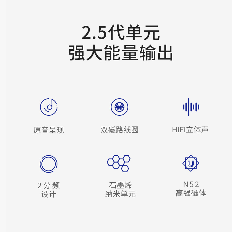锦瑟香也(TheFragrantZither) KING LTD音乐舞台耳返HIFI入耳式降噪游戏挂耳式有线耳机 冰魄蓝