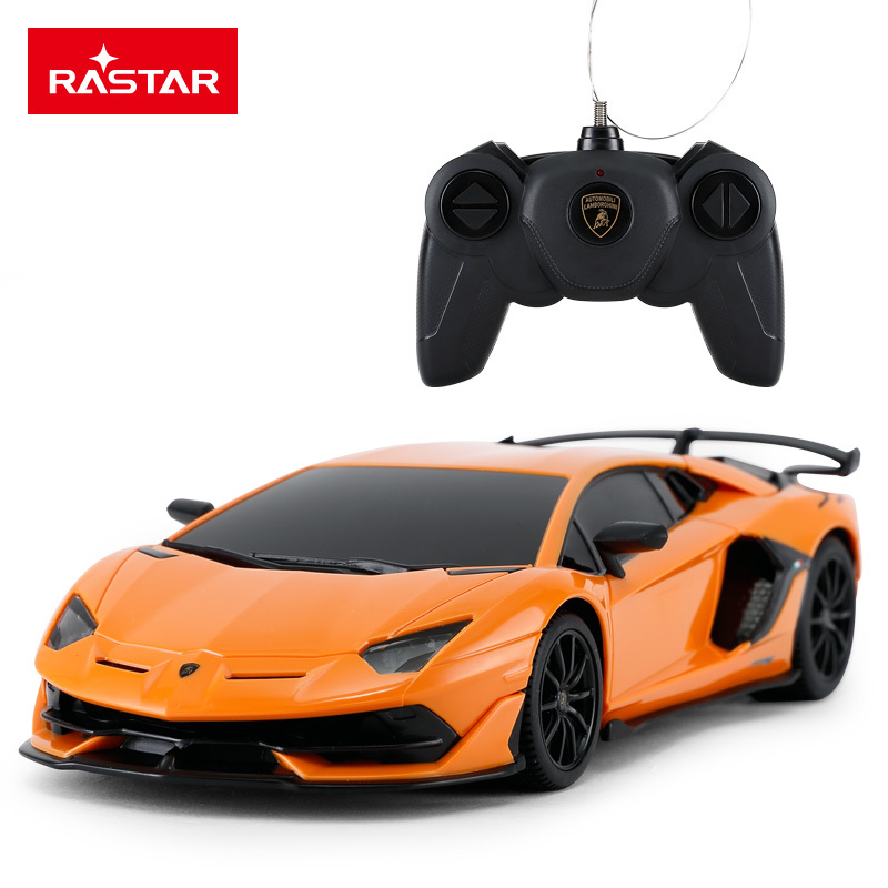 星辉(Rastar)1:24兰博基尼AVENTADOR SVJ遥控车96100橙色*18个