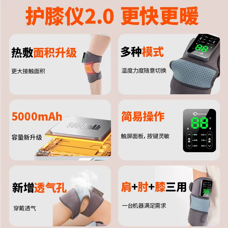 wayourcare 膝盖热敷理疗仪 LM-H07 一对高清大图
