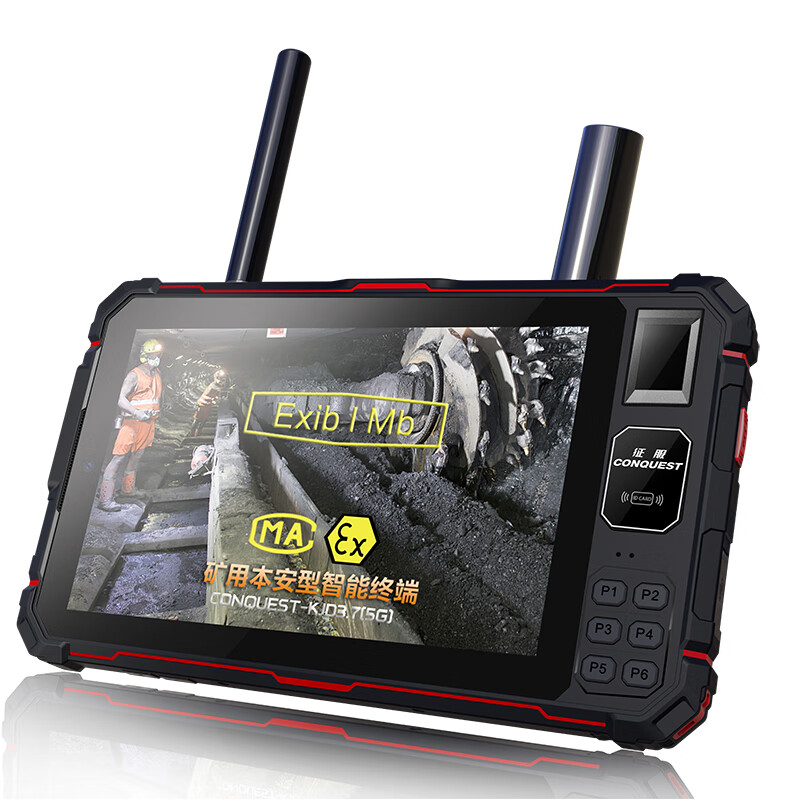 征服(CONQUEST)S22手机 KJD3.7MA防爆一类5G巡检终端 公网对讲版8G+256G