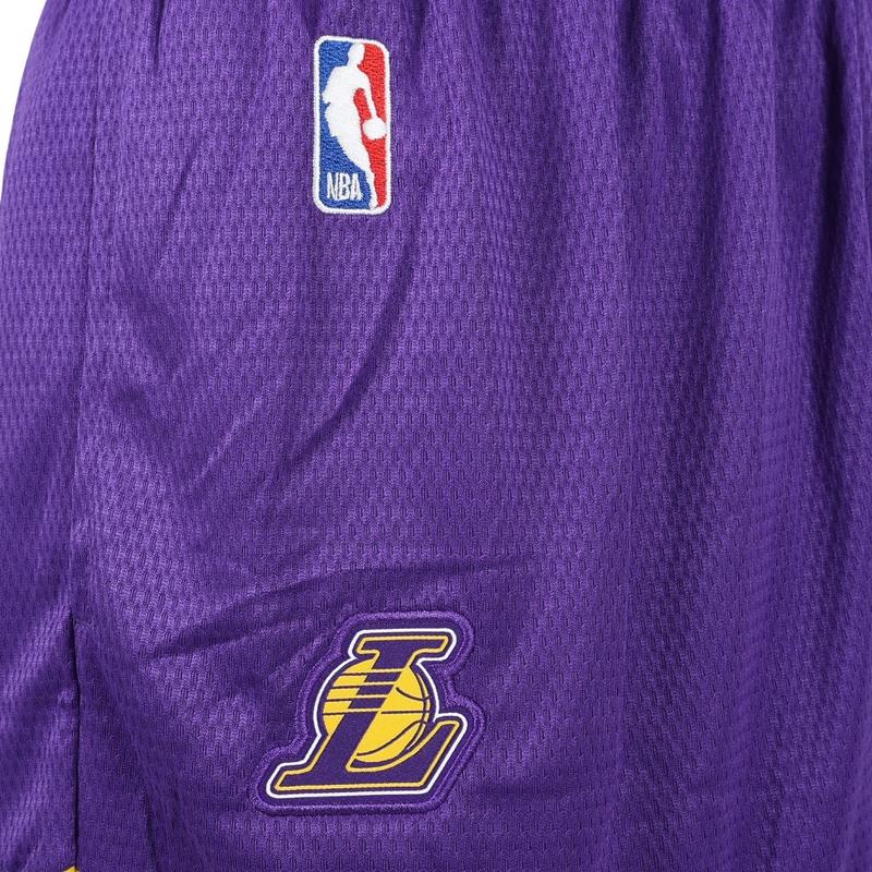 男士篮球运动裤LA湖人队训练Icon款NBA实战舒适透气高清大图