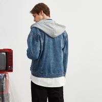 1折价69.9唐狮牛仔外套男可拆帽牛仔服青牛仔夹克
