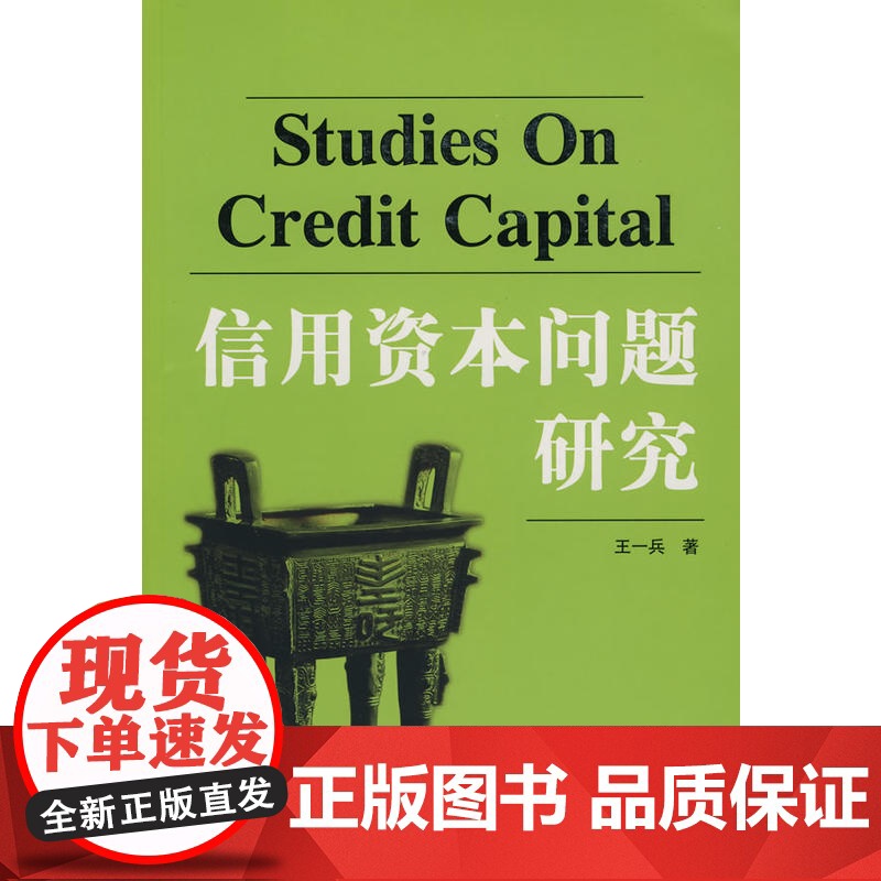 信用资本问题研究 王一兵 中国金融出版社 正版书籍高清大图