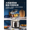 三角牌电饭煲304不锈钢老式小型家用1-2-3-4人官方正品多功能普通电饭锅 加厚3L