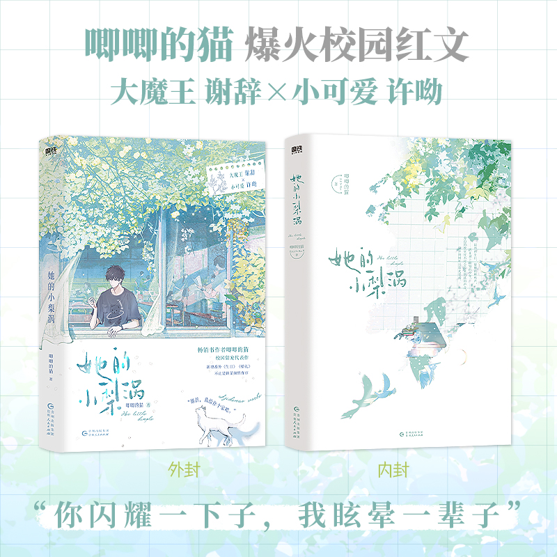 实体书/定制赠品 [正版] 她的小梨涡 唧唧的猫 新增番外 谢辞许呦 青春文学校园爱情言情小说实体书籍 他和她的猫作者天高清大图