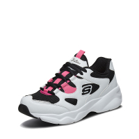 斯凯奇(Skechers)D'LITES系列 熊猫鞋 女士休闲鞋88888364-WPBK