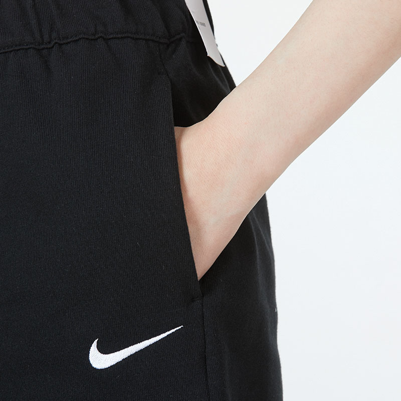 耐克(NIKE)女裤 2023夏季新款运动裤弹性腰身全棉透气休闲裤单层短裤 DM6729-010
