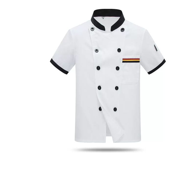 龙伟联合 夏季厨师服高清大图