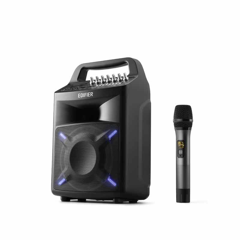 漫步者(EDIFIER) PP-506 蓝牙手提户外便携式拉杆音响黑色6.5英寸 台 音箱高清大图