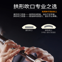 雅马哈(YAMAHA)竖笛乐器初学者高音中音8八孔入门儿童德式笛子小学生英式 YRS-301III(高音德式)
