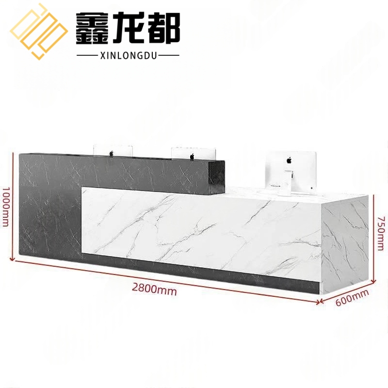 鑫龙都接待台2.4米高清大图