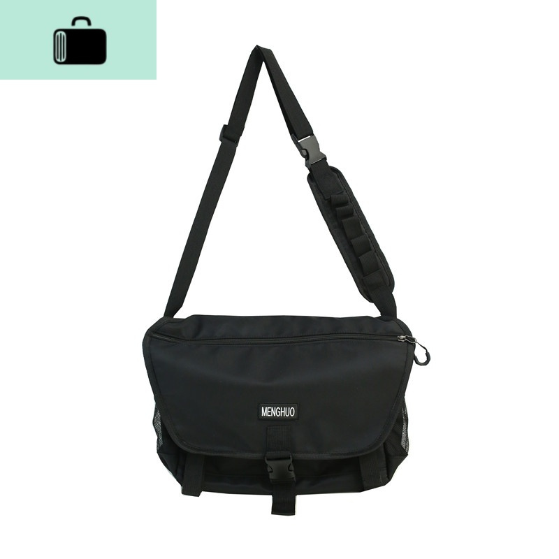斜挎包男潮牌运动休闲男士斜肩包大容量学生尼龙布单肩包女邮差包new