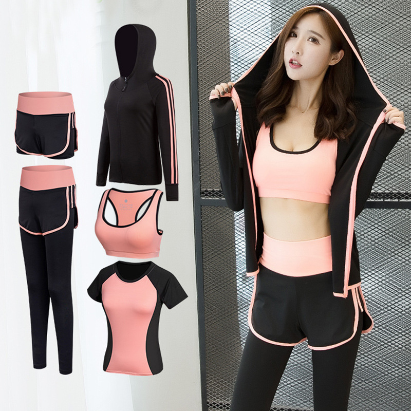 1高品质精选5件套服速干运动套装2件套(参考尺码表)跑步服装吸汗排湿透气轻便 16212