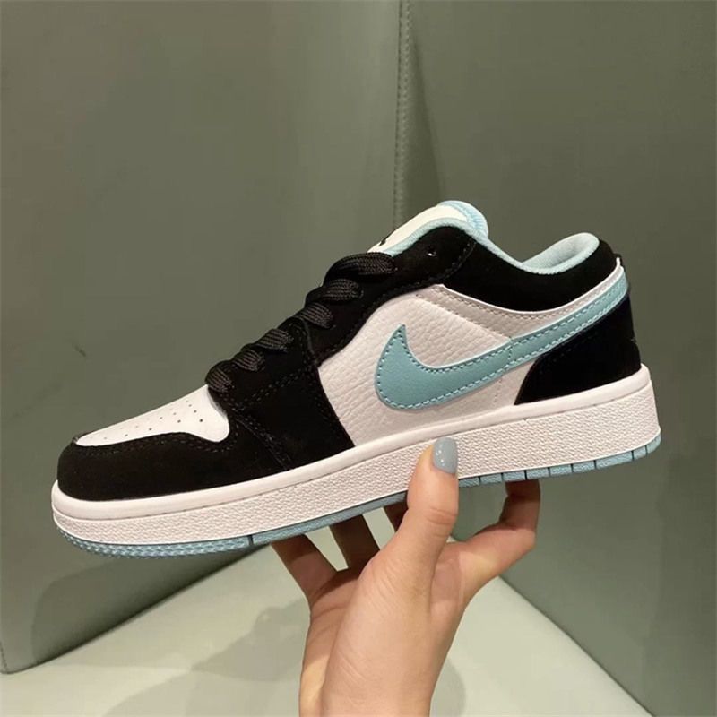 aj1lowparis小巴黎浅灰北卡蓝篮球鞋男鞋情侣鞋韩版百搭低帮板鞋低帮